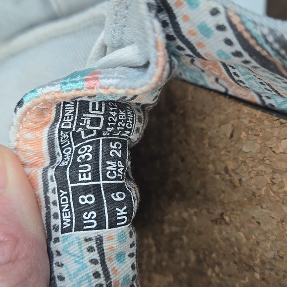 Hey Dude Grey BoHo Wendy Casual Shoe - Picture 5 of 8